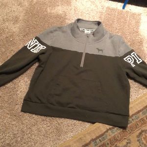 1/4 Zip PINK sweatshirt.